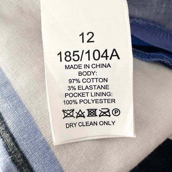 NWOT Kate Spade Striped Sleeveless Fit and Flare Midi Dress | Pink Blue | SZ 12 - Picture 10 of 10